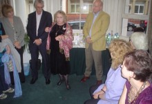 Gill and Derrick Solly with Max Eames, President of the College 2010